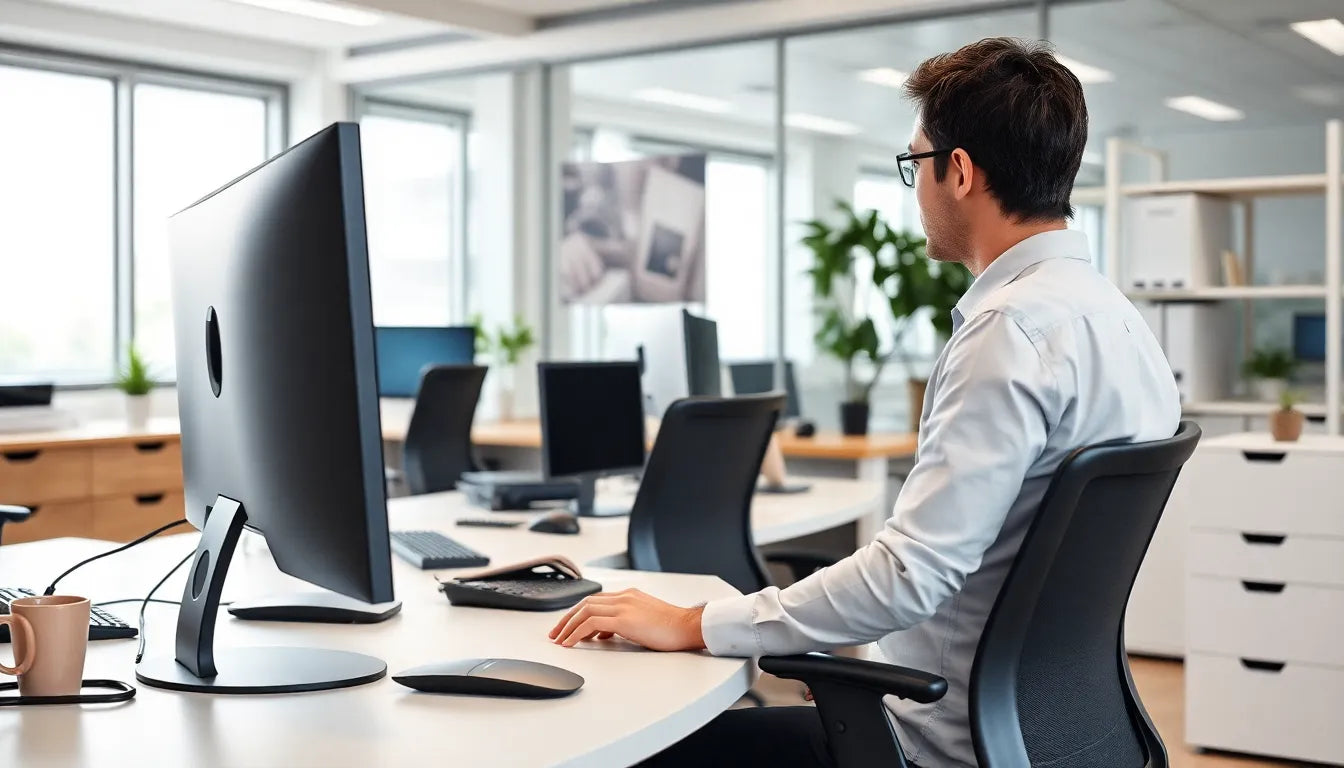 Ergonomie am arbeitsplatz büro: der schlüssel zu mehr wohlbefinden und produktivität