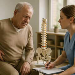 Schmerzfrei durch den Alltag trotz verengung der wirbelsäule
