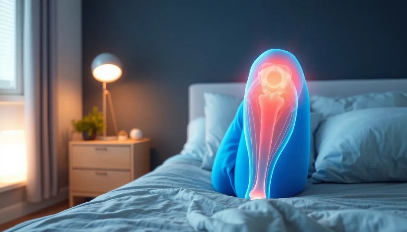 Schlaflose Nächte wegen schmerzen im Knie vermeiden