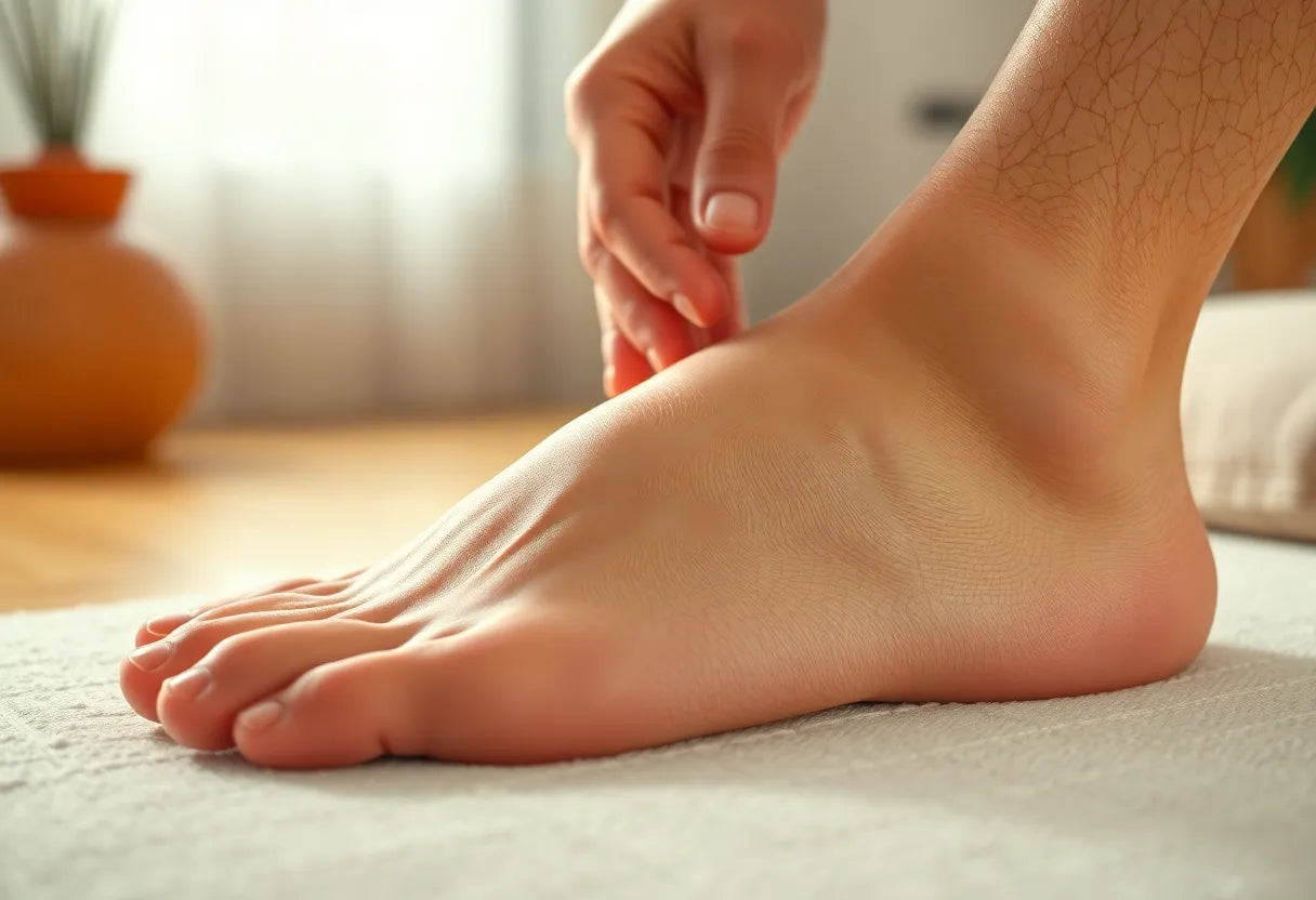 Entdecke die heilenden akupressurpunkte am fuß gegen ischiasschmerzen