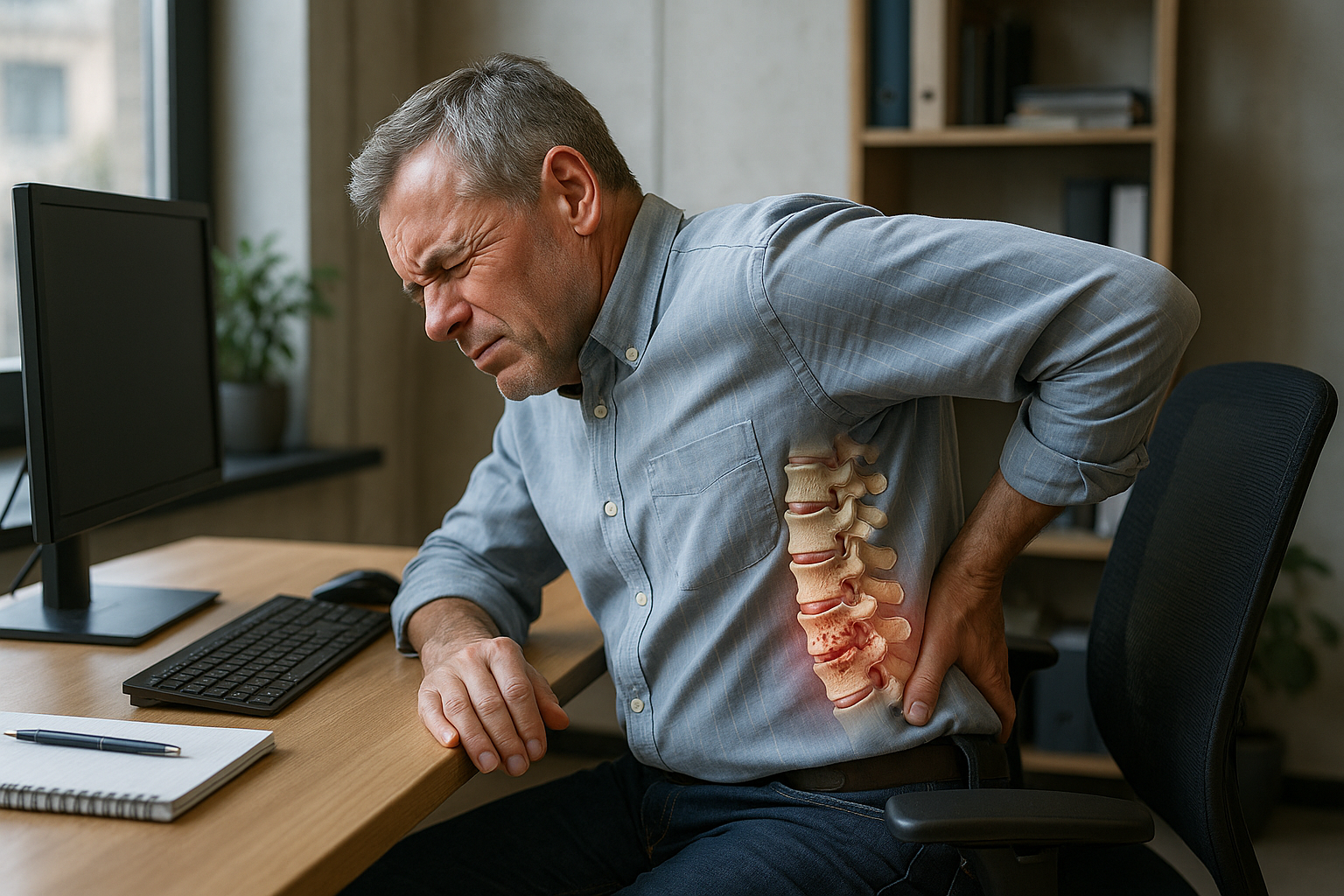 Arthrose im unteren Rücken: Tipps für schmerzfreies Arbeiten