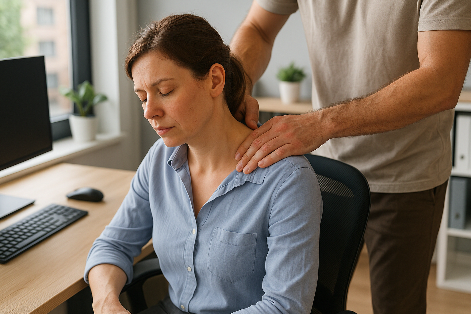 Entspannung pur: So lösen Sie Rücken- und Nackenverspannungen mit Massage und Ergonomie