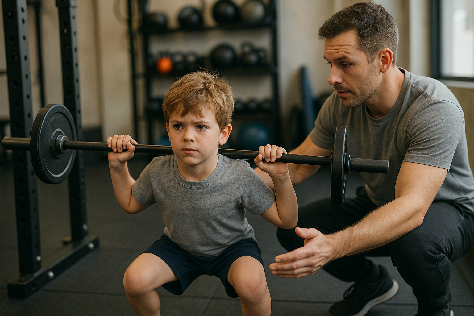 Krafttraining für kinder: sicher und vorteilhaft von klein auf
