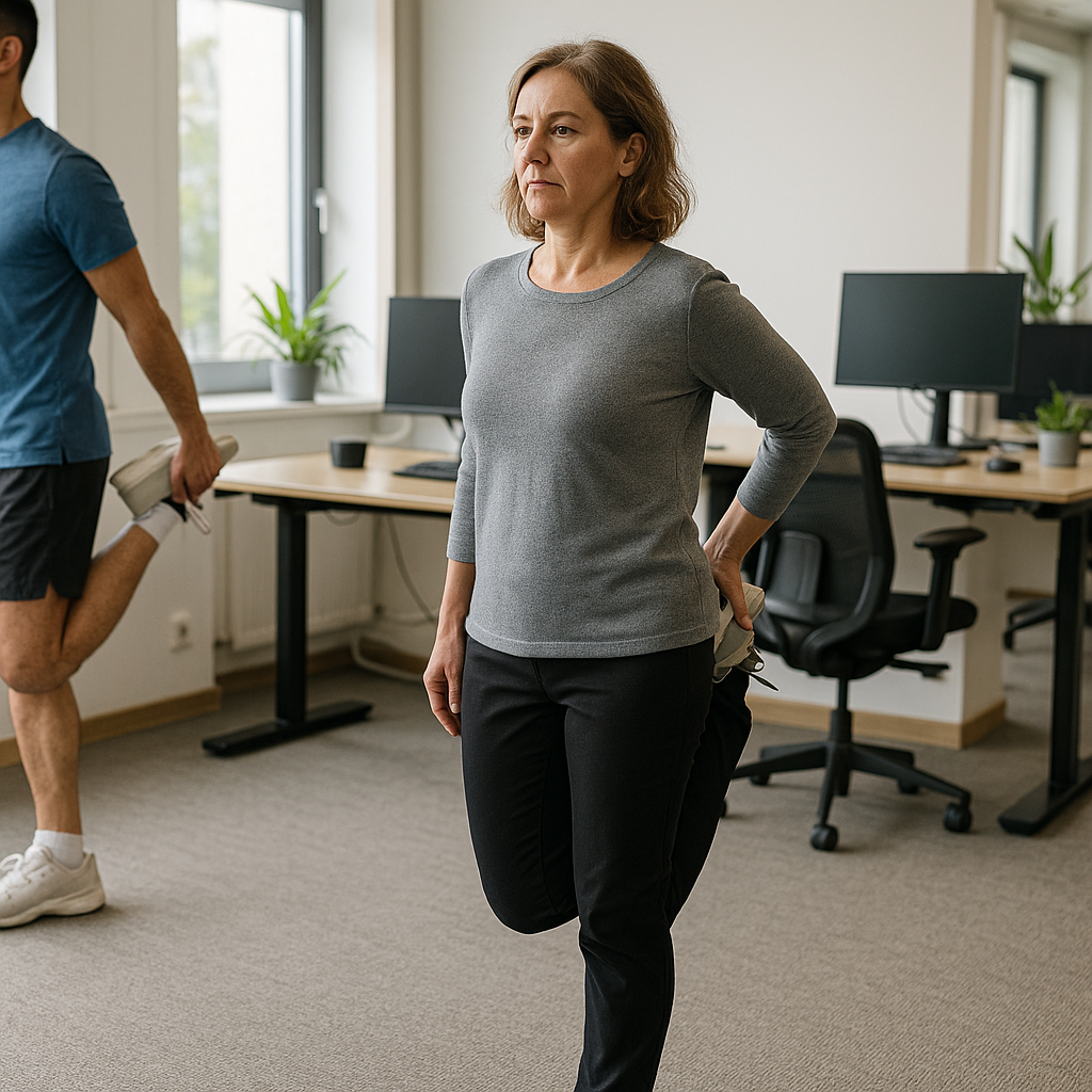 Bewegung im Büro: kleine Schritte zu mehr Gesundheit am Arbeitsplatz