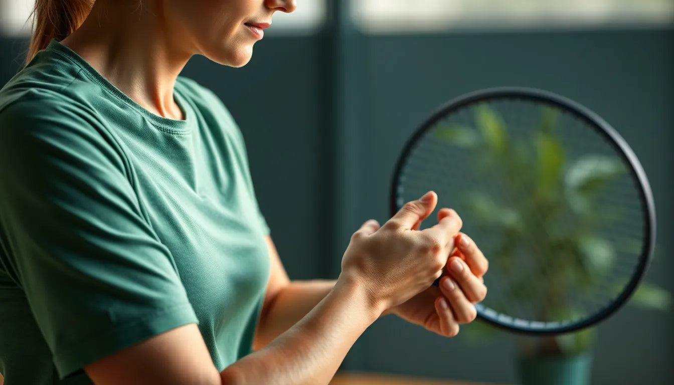 Übungsleser: effektive elastikübungen gegen tennisalbue