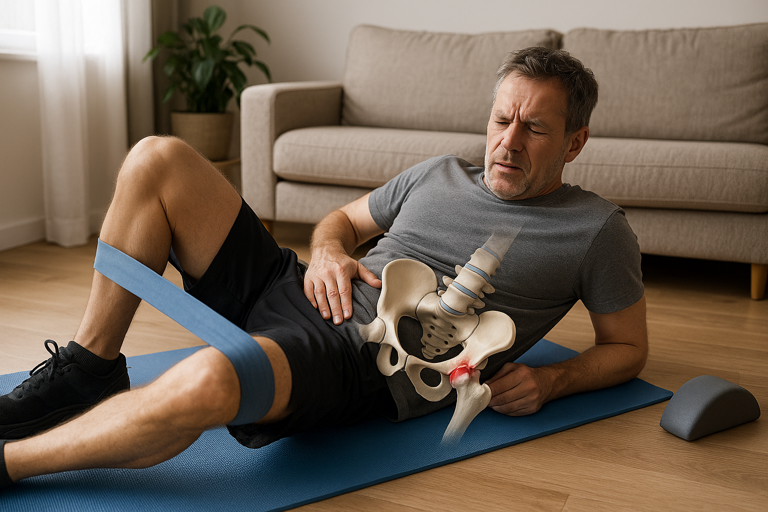 Übungsleser: effektive Übungen für einen Labrumriss in der Hüfte