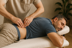 Massage lende: entspannung für den unteren rücken entdecken