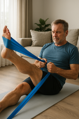 Übungsleser entdecken effektive ischias übungen mit band für schmerzlinderung