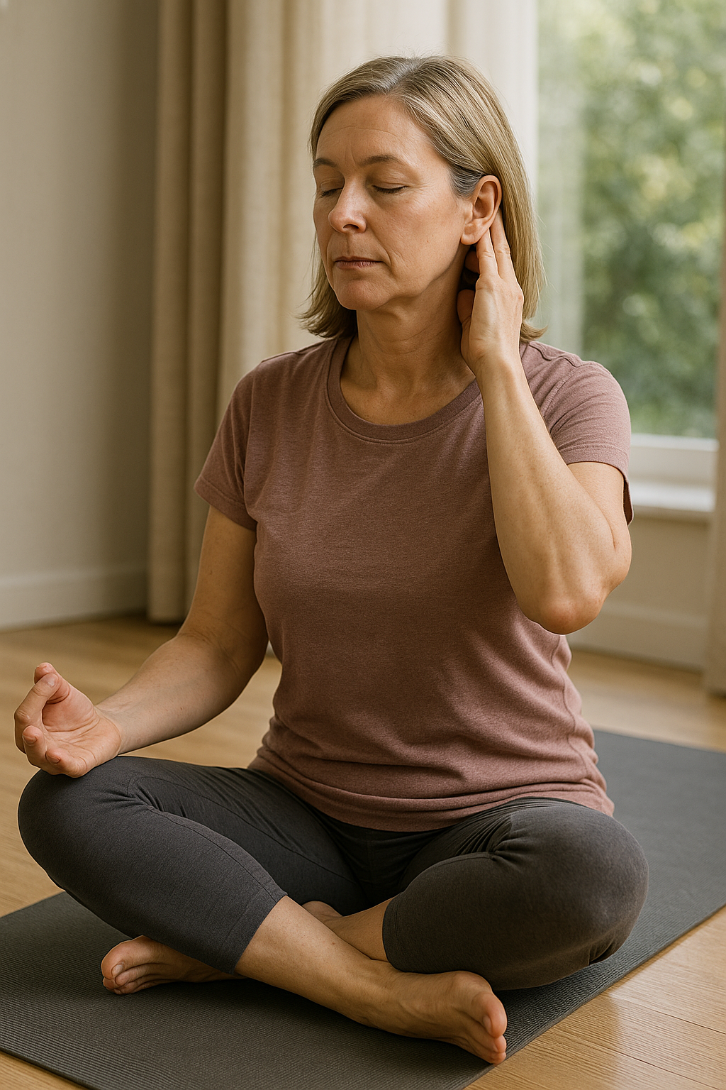 Yoga für innere Ruhe und bessere Hörgesundheit entdecken