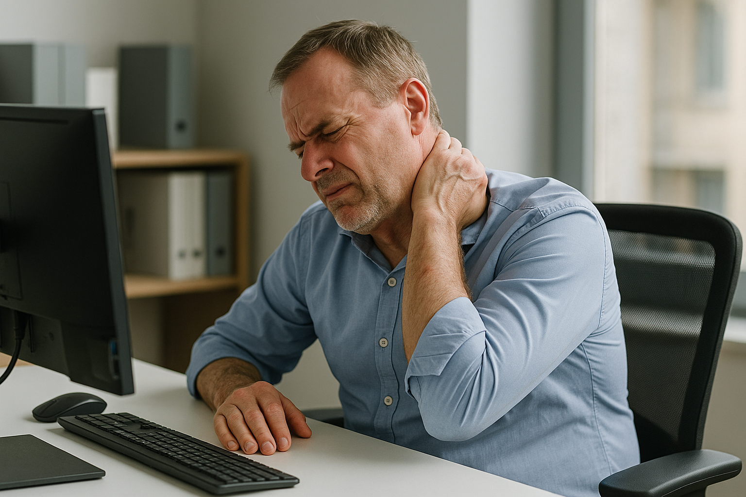 Arthrose der HWS im Büro: So bleiben Sie schmerzfrei und produktiv