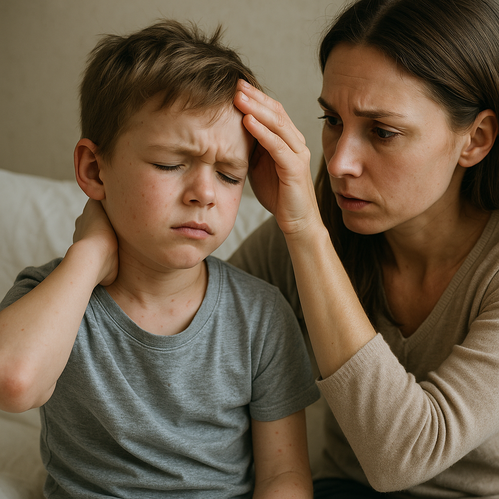 Plötzliche Nackensteifigkeit bei Kindern erkennen und richtig handeln
