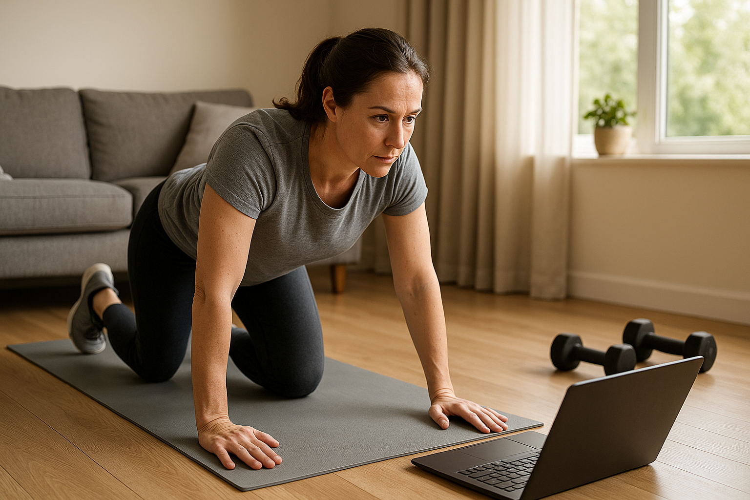 Entdecke dein kostenloses trainingsprogramm für effektive heimfitness