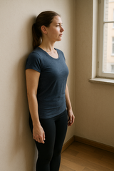 Rücken an Wand: Die einfache Übung für eine bessere Haltung und weniger Schmerzen
