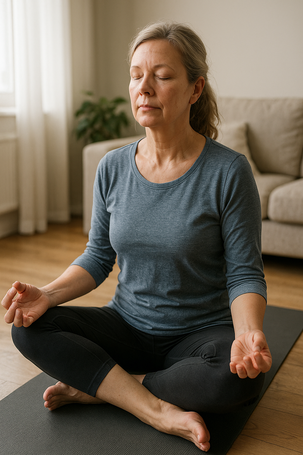 Yoga und meditation für ein stressfreies Leben entdecken