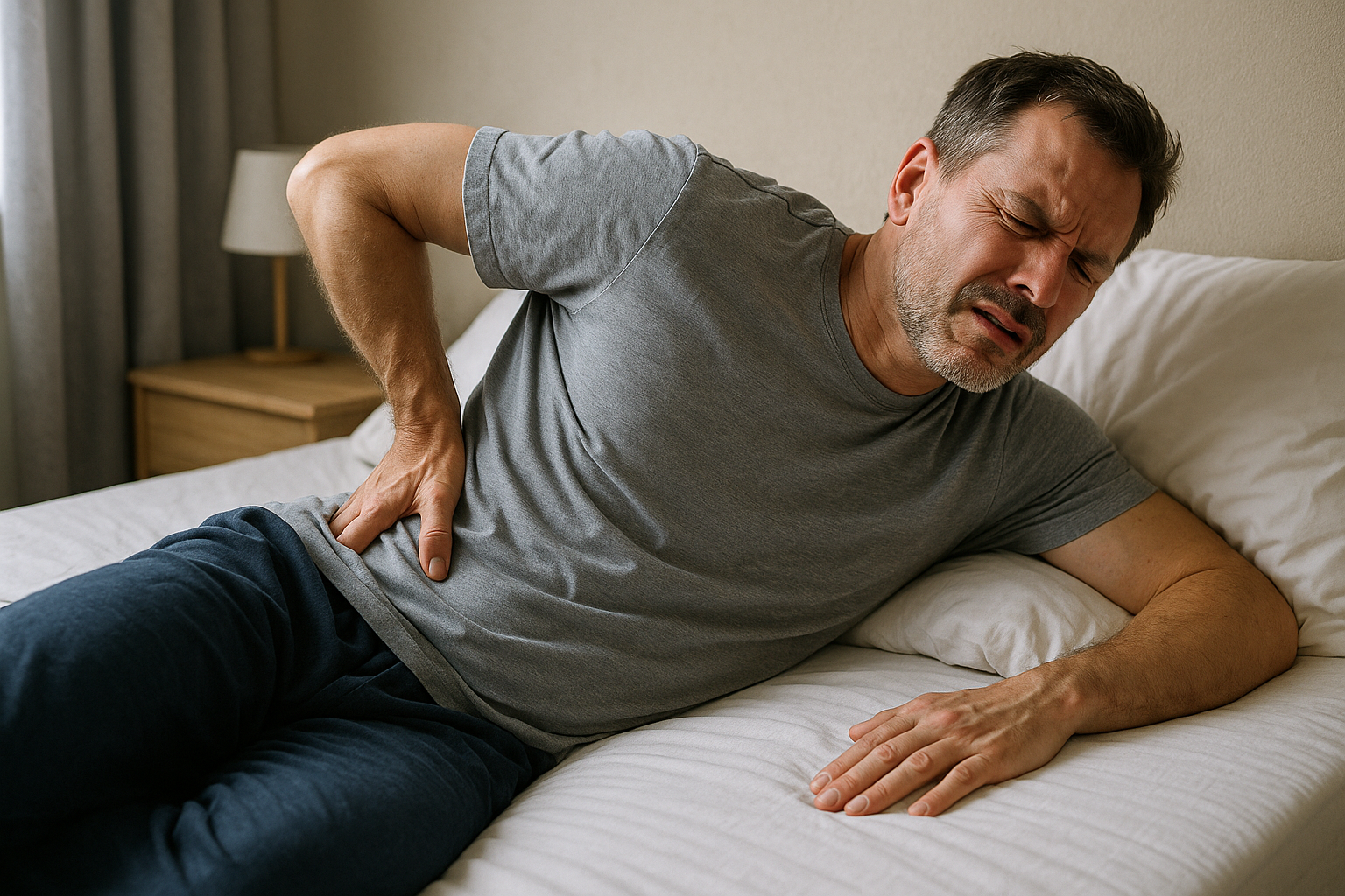 Warum tut der untere Rücken beim Liegen weh?