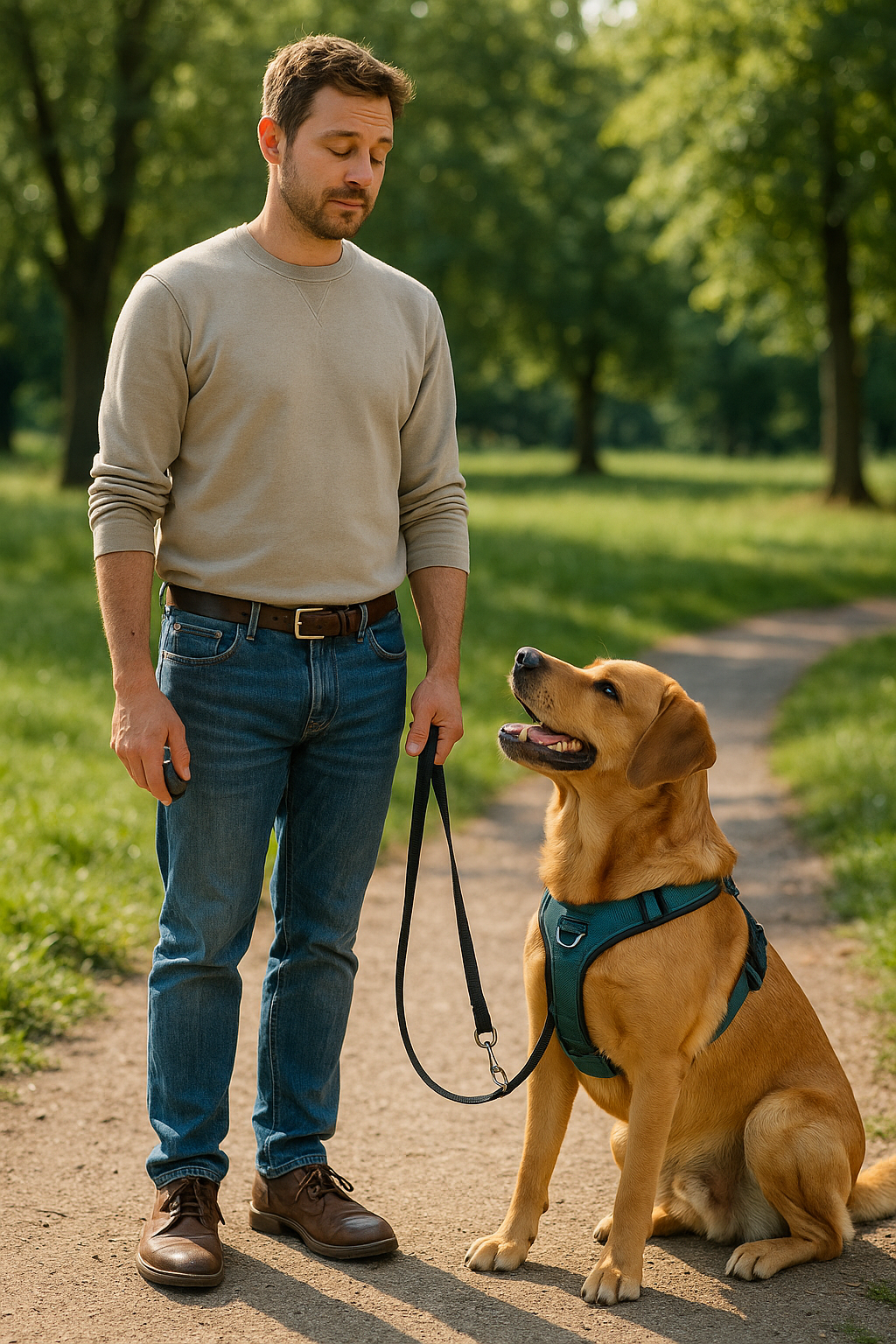 Trainiere deinen Hund an der Leine: Tipps für eine entspannte Gassirunde