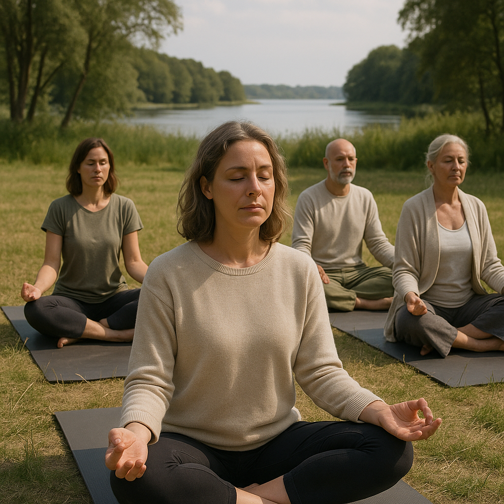 Erlebe innere Ruhe beim yoga retreat in der dänischen Natur