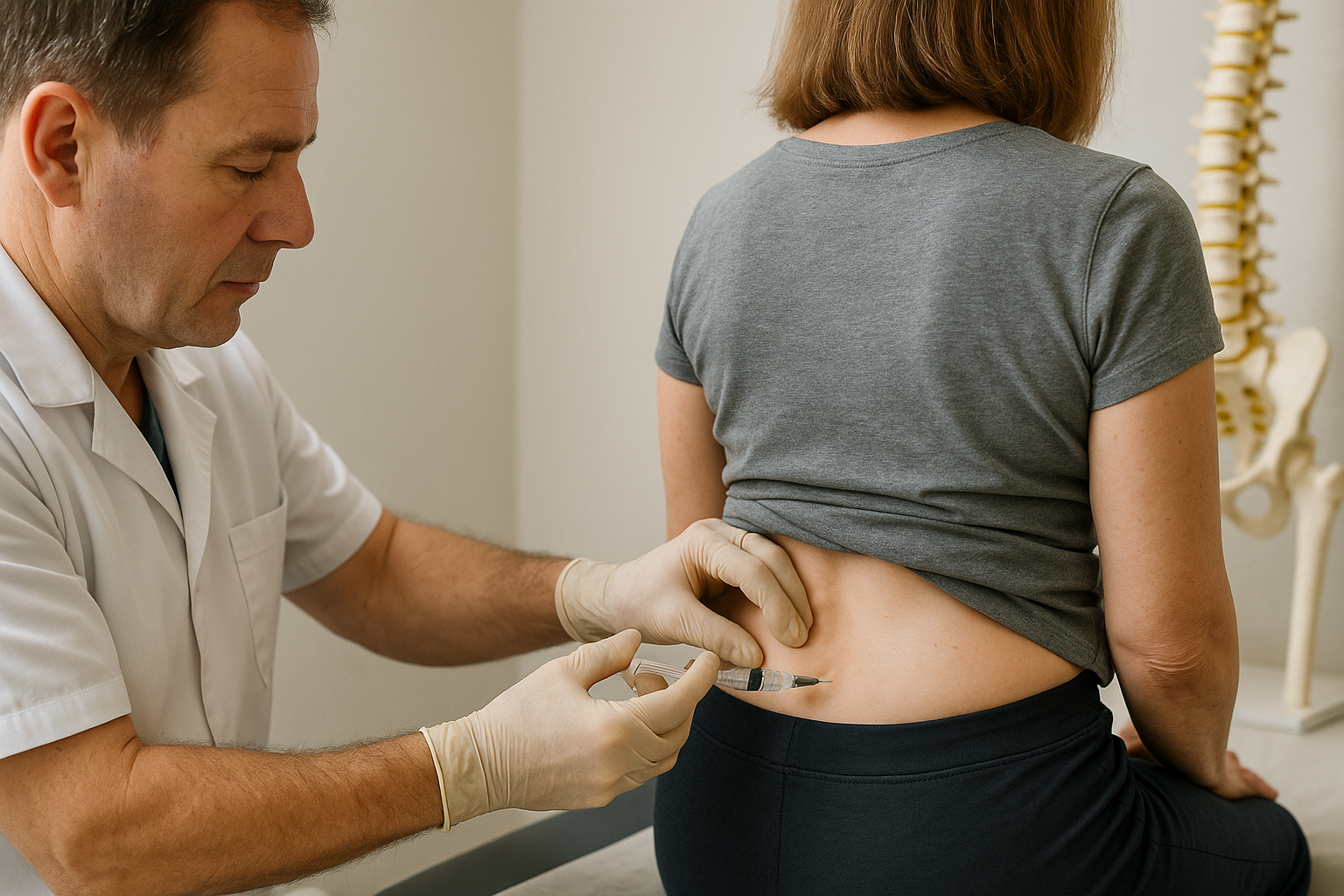 Entdecken Sie schmerzlinderung: effektive injektionen in die lendenwirbelsäule