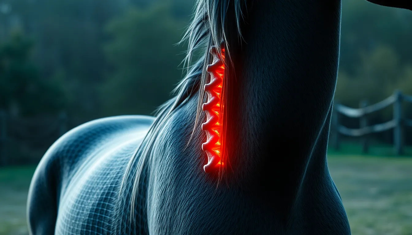 Spondylose beim Pferd: Anzeichen erkennen und richtig handeln
