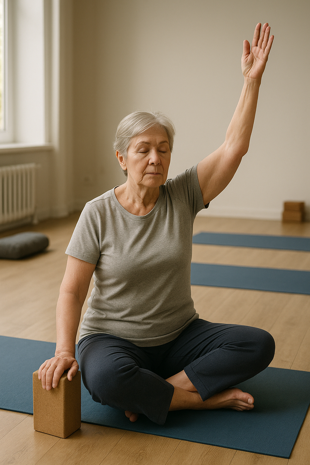 Yoga für ältere: sanfte Bewegung für Körper und Geist