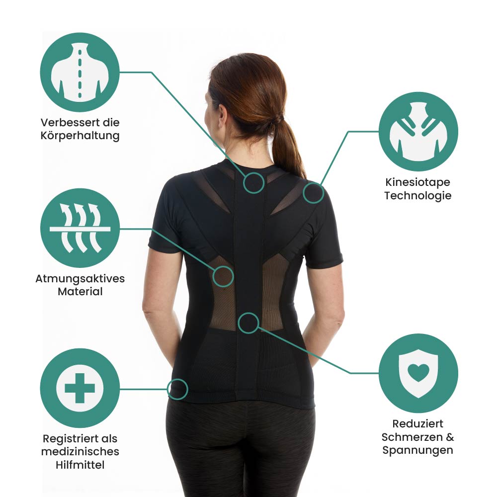 Women's Posture Shirt™ - Schwarz