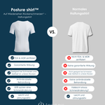 Maglietta Posture Shirt™ da uomo con cerniera - Bianca