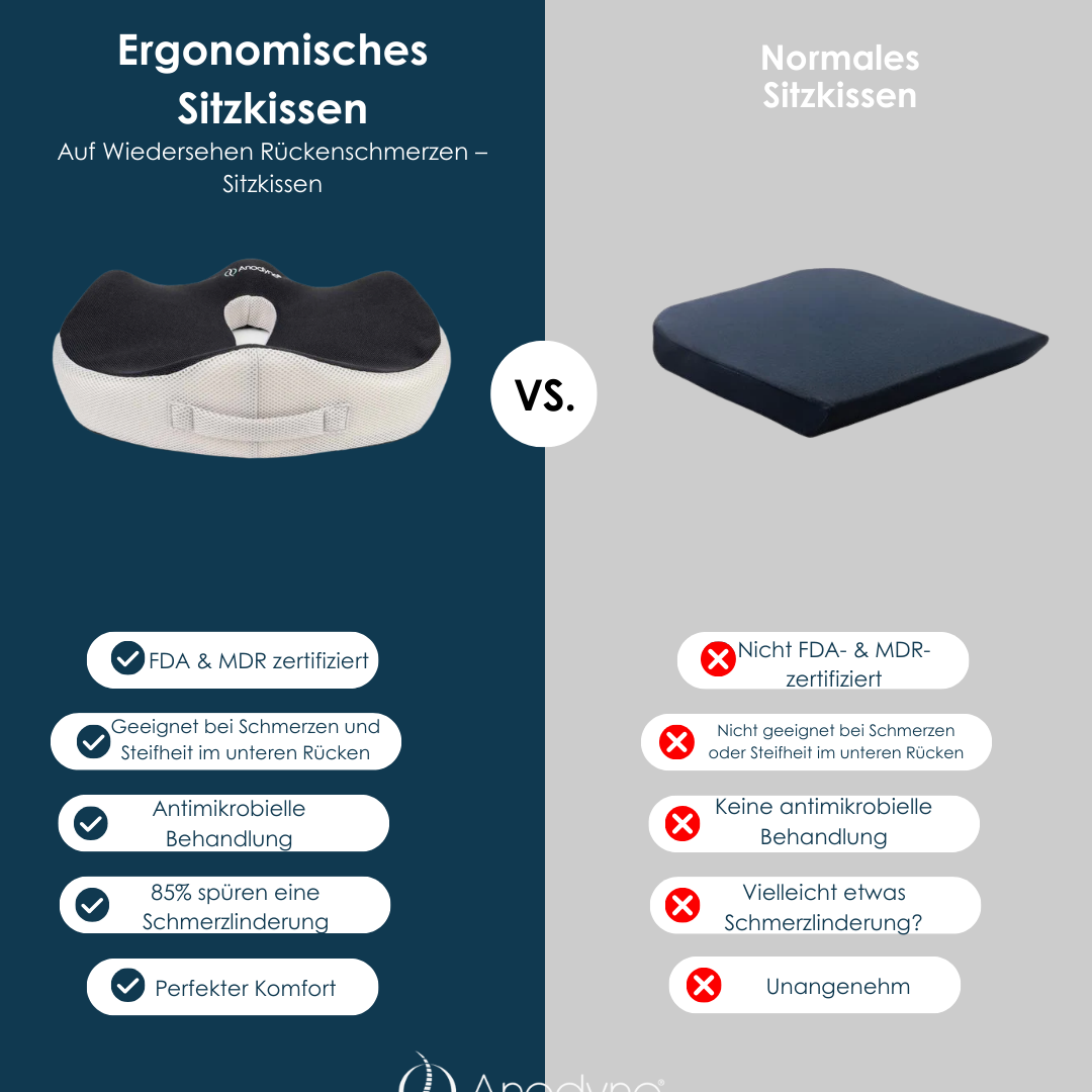 Cuscino ergonomico per il sedile