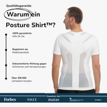 Men's Posture Shirt™ Zipper - Weiß