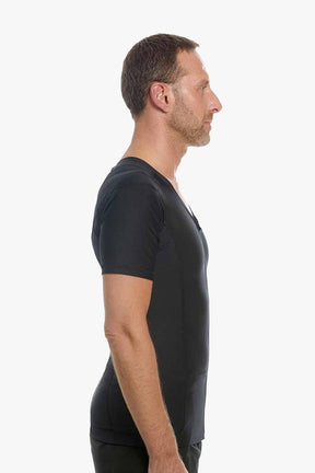 mens posture shirt von der Seite gesehen