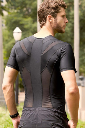 Men's Posture Shirt™ Zipper - Schwarz