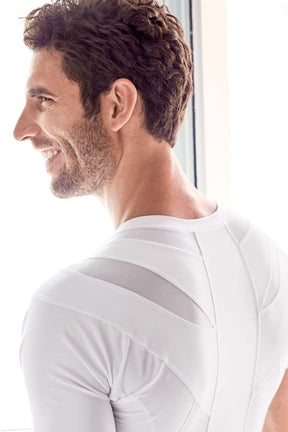 Men's Posture Shirt™ Zipper - Blanc