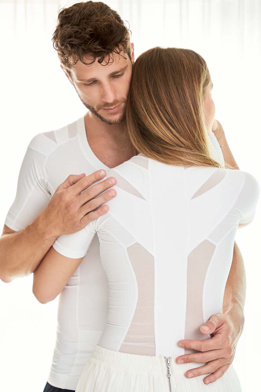 Women's Posture Shirt™ Zipper - Weiß