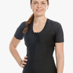 Schwarzes posture shirt von Anodyne mit Reißverschluss